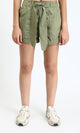 R209923 - Fashionable Shorts with Decorative Belt - Olive