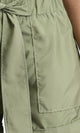 R209923 - Fashionable Shorts with Decorative Belt - Olive
