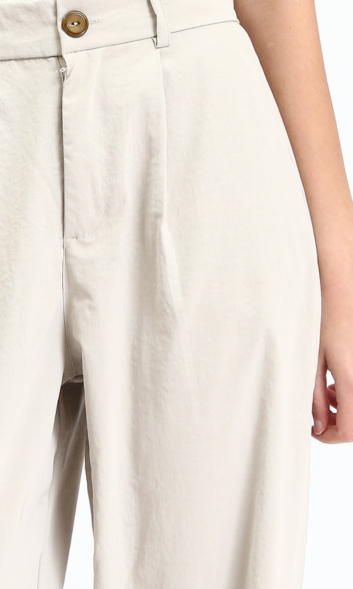 R210025 - Solid Comfy Classic Pants - Ivory