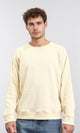 R210101 - Long Sleeves Comfy Sweatshirt - Light Yellow