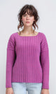 R210364 - Long Sleeves Coziness Soft Pullover - Magenta