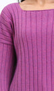 R210364 - Long Sleeves Coziness Soft Pullover - Magenta