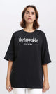 R210549 - "Unstoppable" Cotton Tee - Black