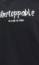 R210549 - "Unstoppable" Cotton Tee - Black