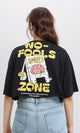 R210553 - "No Fools" Cotton Summer Tee - Black