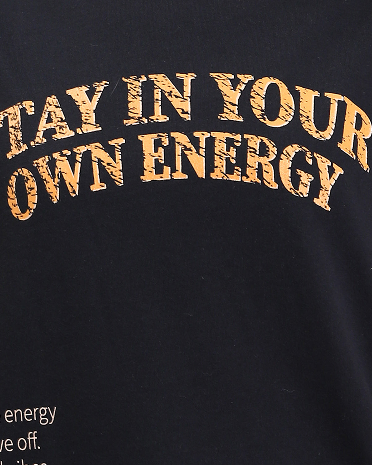 Ravin Women's Oversized "Stay In Your Own Energy" Butterfly Graphic T-Shirt – Black - R210562