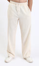 R210571 - Casual Slip On Summer Pants - Beige