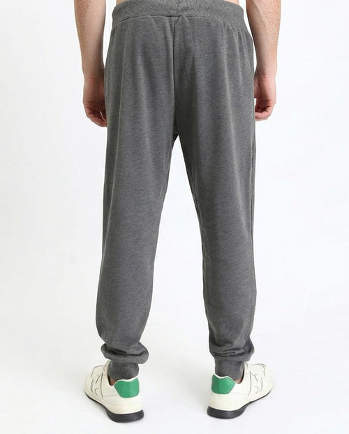 Ravin Men's Charcoal Grey Marl Utility Joggers with Zippered Detail - R210690