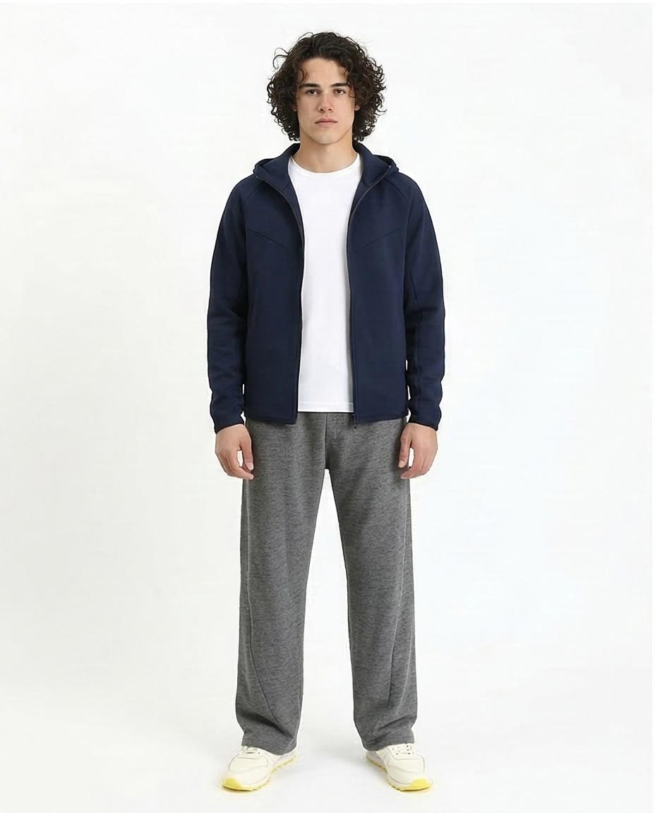 Ravin Men’s Relaxed-Fit Marl Jersey Lounge Pants – Charcoal Heather - R210692