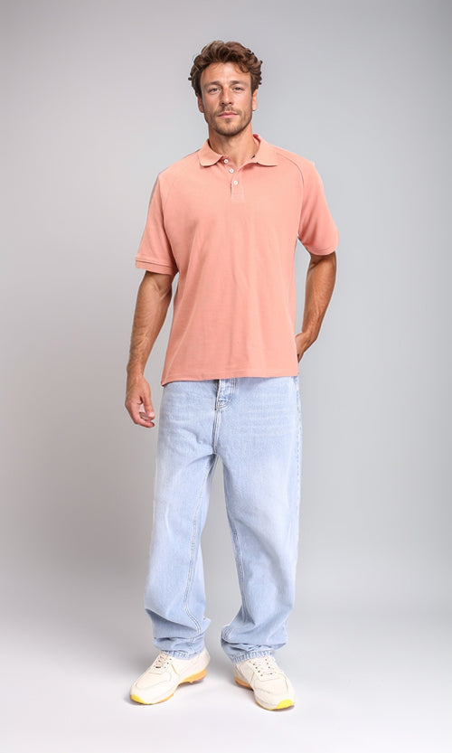 R210780 - Short Sleeves Solid Polo Shirt - Dark Simon