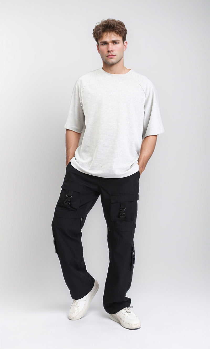 R210940 - Crew Neck Comfy Tee - Heather Light Grey