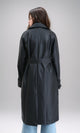 R211071 - Long Sleeves Buttoned Winter Coat - Black