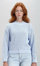 R211184 - Slip On Casual Knitted Pullover - Pastel Blue