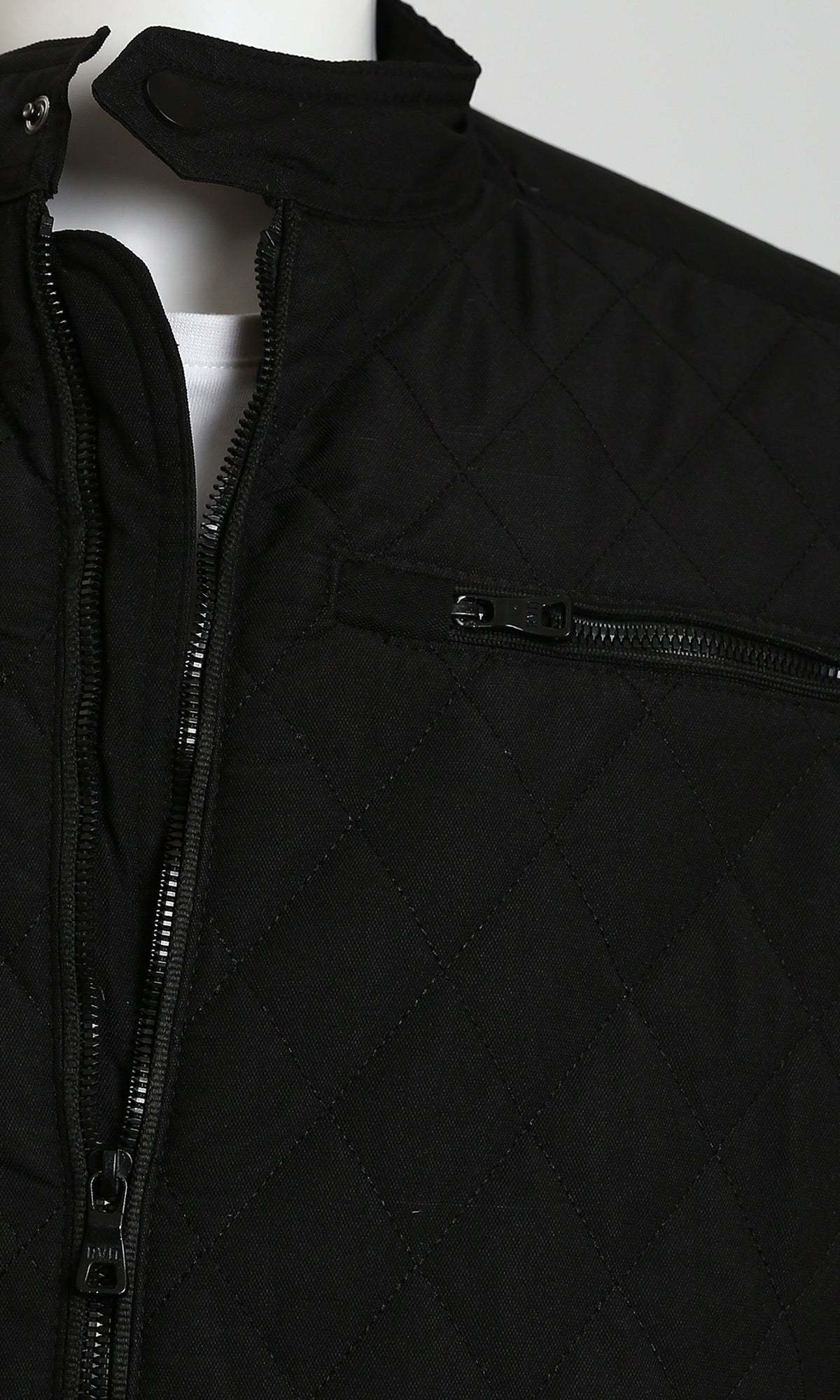 Ravin Men's Black Quilted Zip-Up Jacket