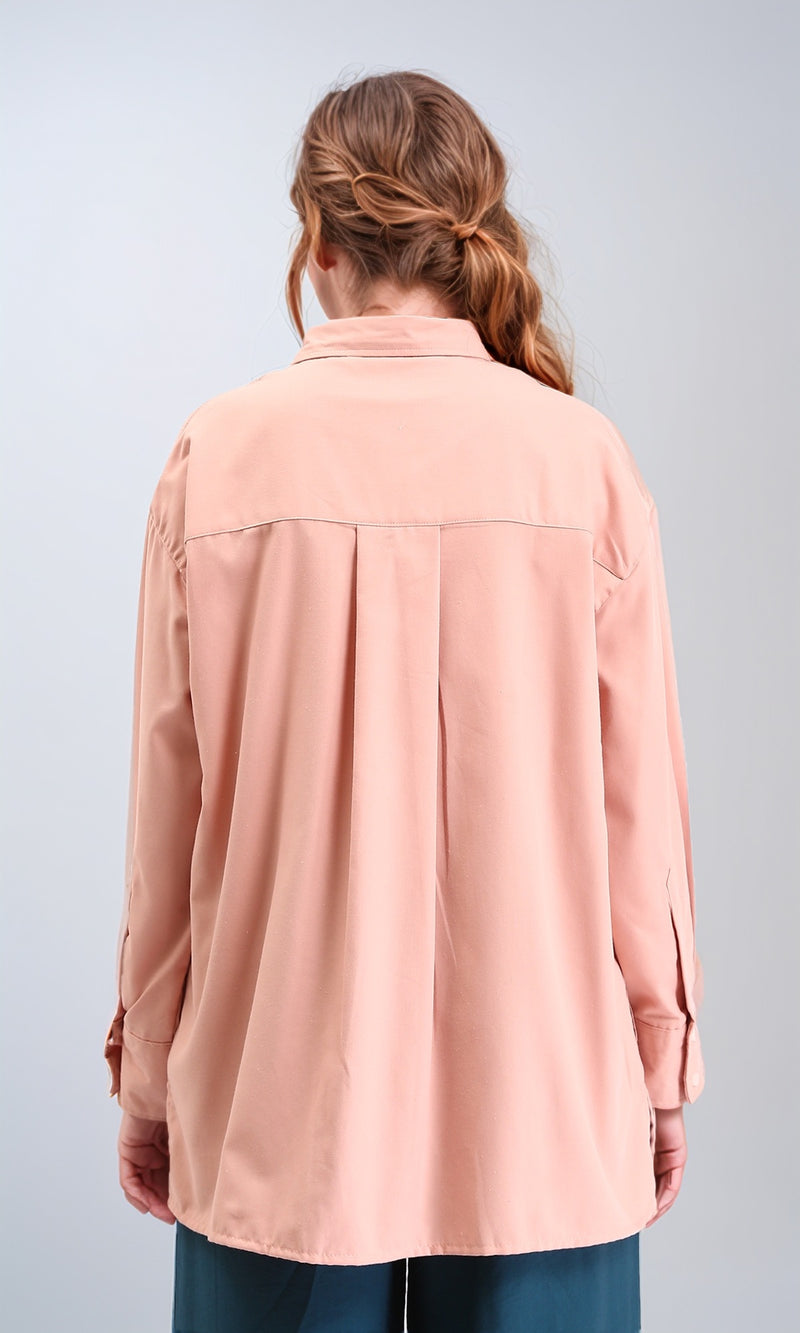 R211296 - Buttoned Long Sleeves Solid Long Shirt - Light Simon