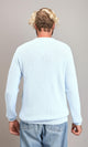 R211359 - Ribbed Round Neck Winter Pullover - Powder Blue