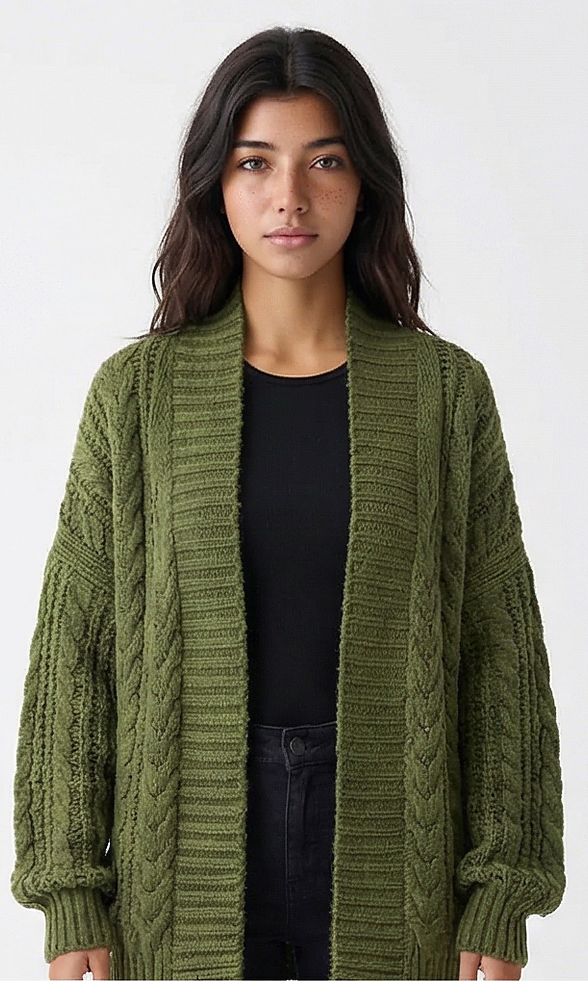 Women's Cardigan - Khaki