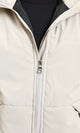 R211479 - Long Sleeves Solid Bomber Jacket - Light Beige