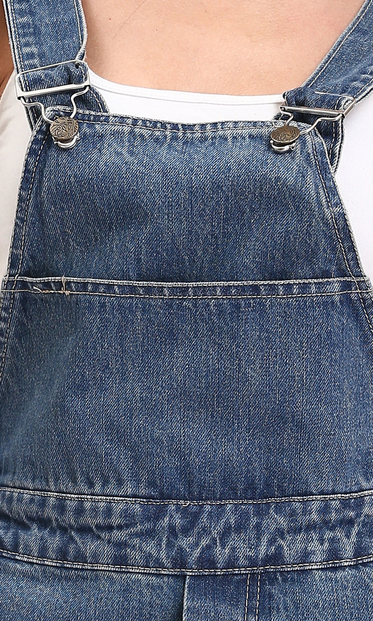 R211616 - Straight Leg Solid Relaxed Overall - Standard Blue