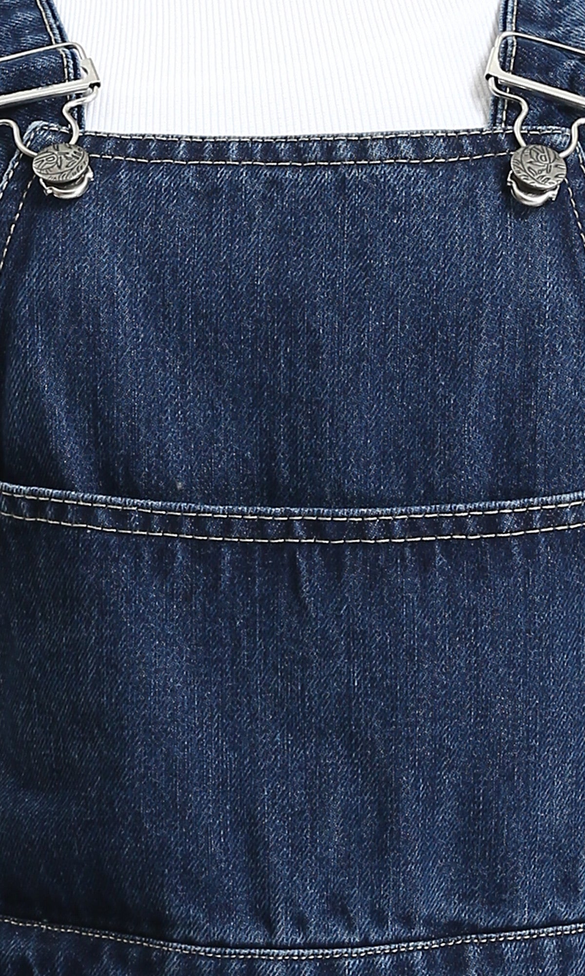 Essential Dark Wash Wide-Leg Denim Overalls