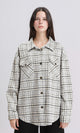 R211663 - Tartan Long Sleeves Buttoned Shirt - Multicolor