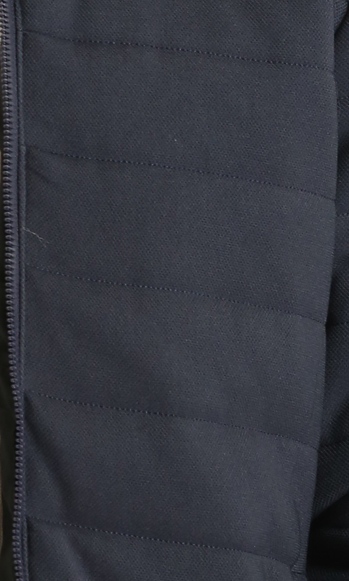 R212009 - Long Sleeves Bomber Jacket with Hem - Dark Navy Blue