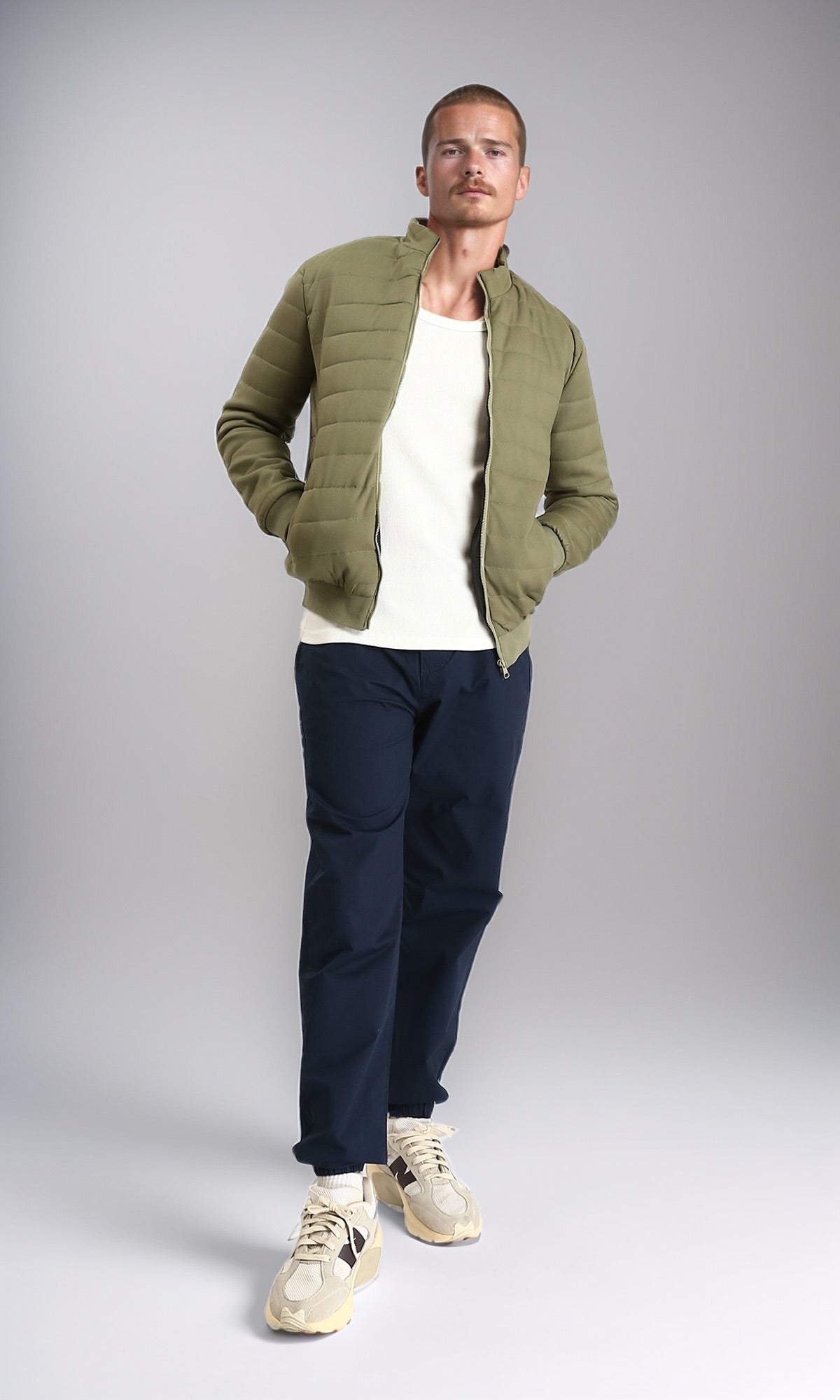 R212011-W25M011-Padded 5cm-Khaki (MJK)