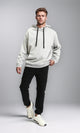 R212021 - Slip On Comfy Basic Hoodie - Heather Grey