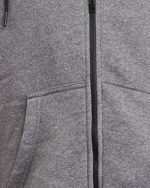 Ravin Men’s Thermal-Lined Zip-Up Hoodie – Charcoal Heather - R212037