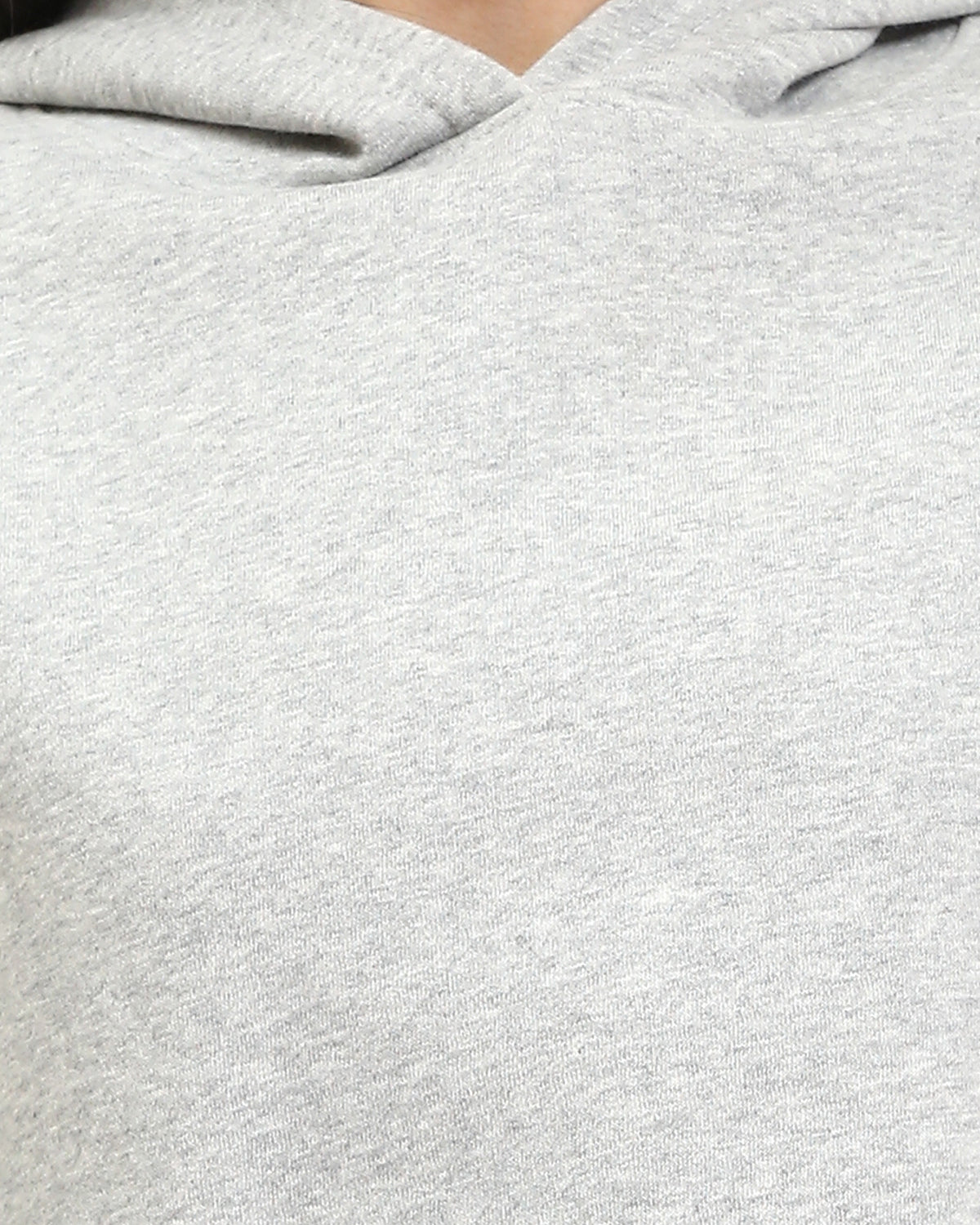 Slip On Long Sleeves Casual Hoodie - Heather Grey - R212038