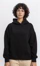 R212040 - Solid Slip On Casual Hoodie - Black