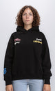 R212049 - Winter Hoodie with Front & Back Print - Black