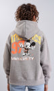 R212050 - Printed Mickey Mouse Slip On Hoodie - Heather Grey
