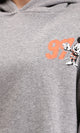 R212050 - Printed Mickey Mouse Slip On Hoodie - Heather Grey