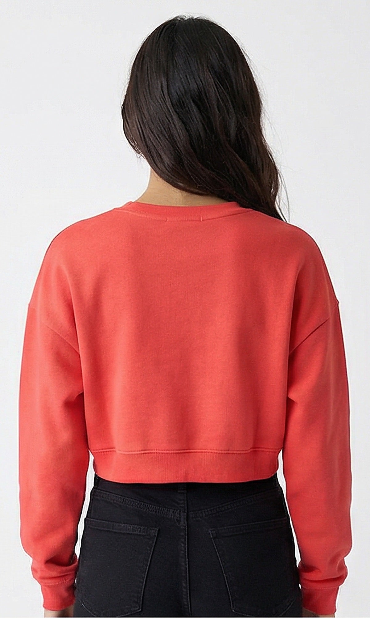 Cannes Yacht Club Embroidered Graphic Cropped Sweatshirt - R212057