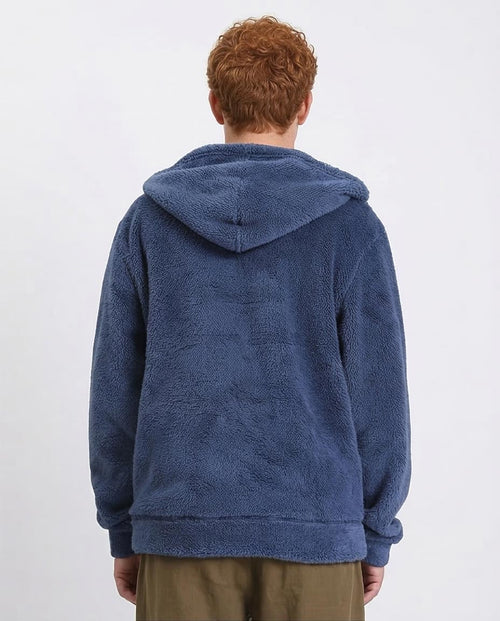 Ravin Men's Sherpa Fleece Zip-Up Hoodie - Dusty Blue - R212106