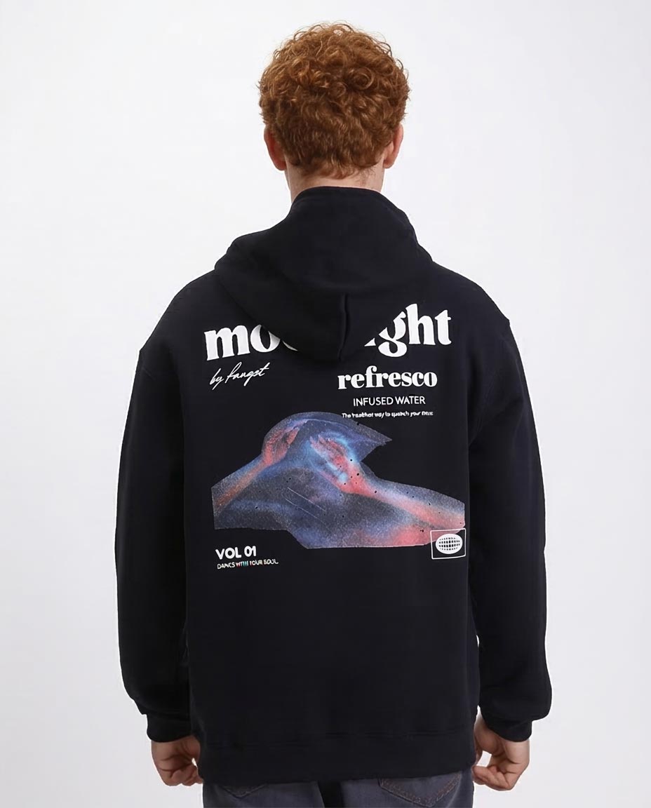 هودي رافين Moonlight Refresco أسود - R212178