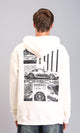 R212188 - Slip On "Porsche" Casual Hoodie - Off-White
