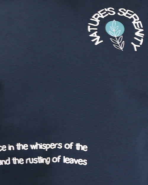 Ravin Nature's Serenity Relaxed Graphic Sweatshirt – Navy - R212201