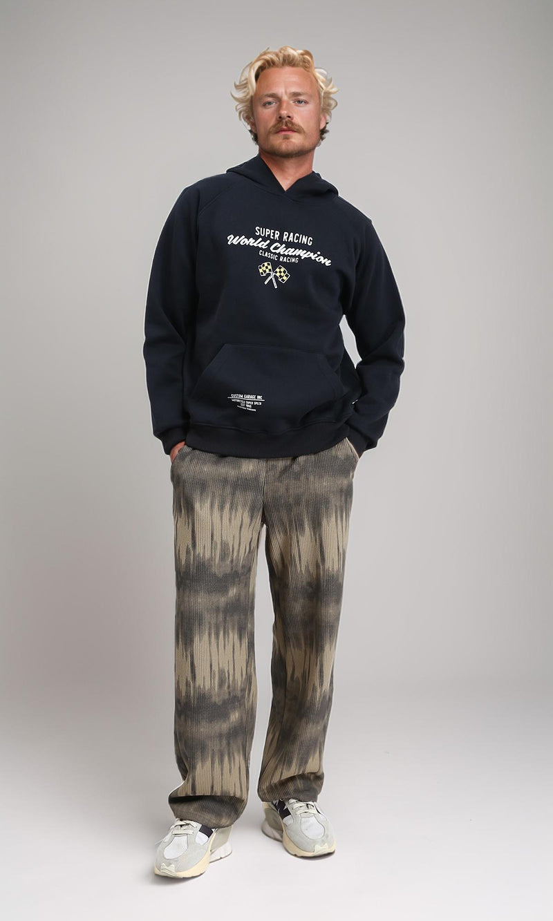 R212206 - Slip On Comfy Drawstring Hoodie - Black