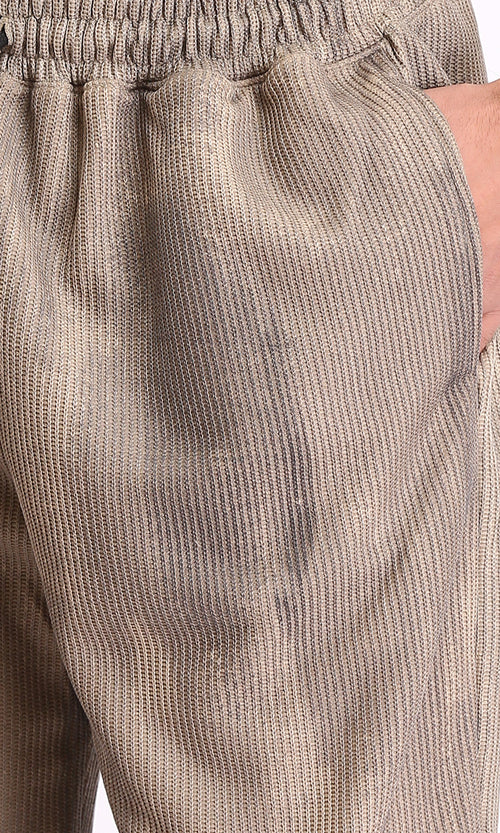 R212956 - Casual Slip On Drawstring Shorts - Coffee