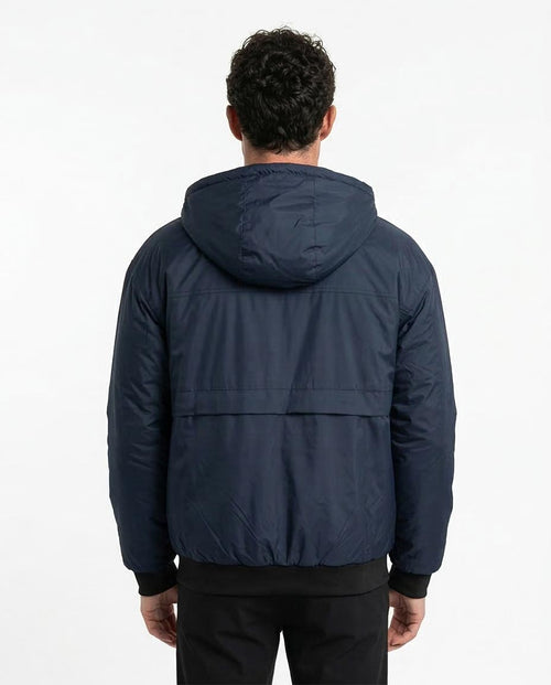 Ravin Men’s FW25 Water-Resistant Padded Hooded Jacket – Navy Blue - R213112