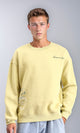 R213120 - Crew Neck Comfort Slip On Sweatshirt - Yellow Green