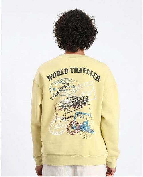 Ravin World Traveler Heritage Sweatshirt in Pastel Lime - R213120