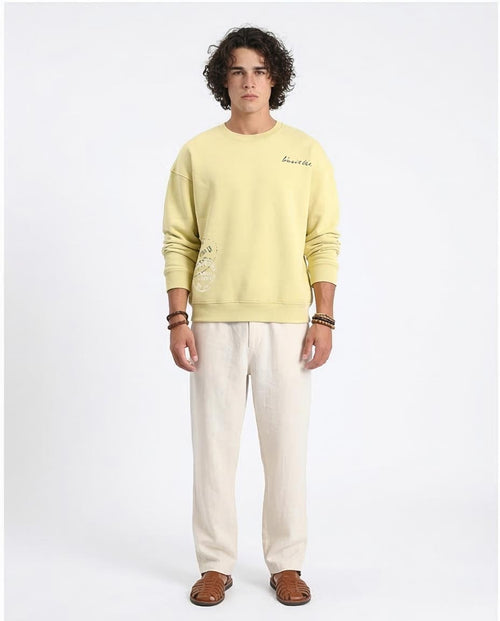 Ravin World Traveler Heritage Sweatshirt in Pastel Lime - R213120