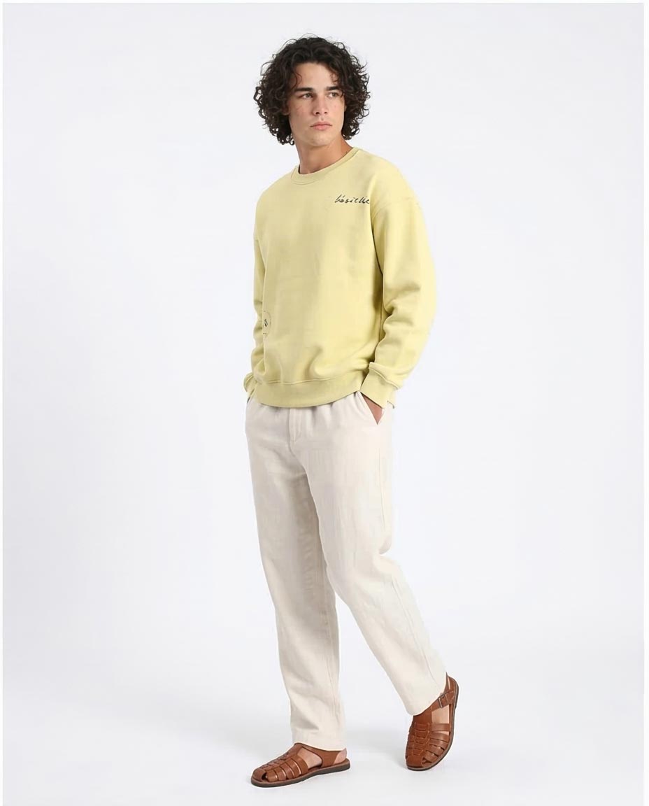 Ravin World Traveler Heritage Sweatshirt in Pastel Lime - R213120