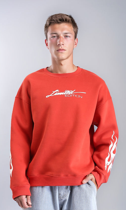 R213125 - Crew Neck Comfort Slip On Sweatshirt - Watermelon