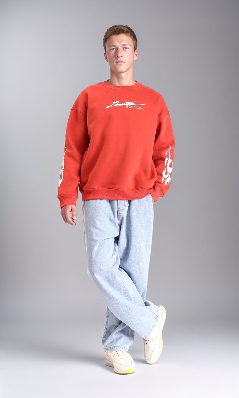 R213125 - Crew Neck Comfort Slip On Sweatshirt - Watermelon