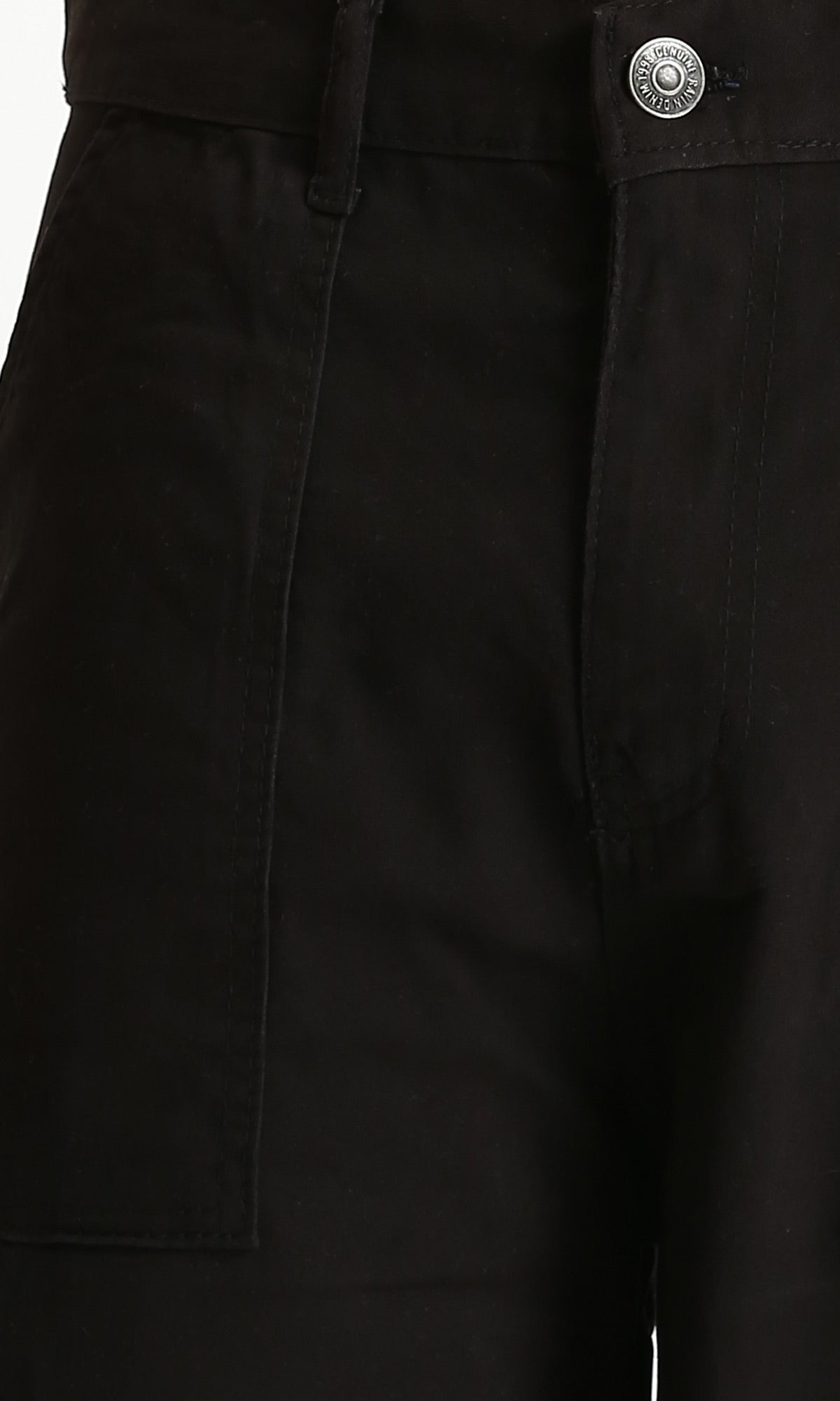 Black Wide-Leg Utility Carpenter Trousers - R213146