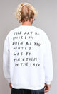 R213293 - "Art Of You" Regular Fit Printed Sweatshirt - White